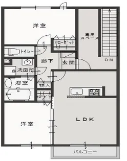 ファミーユコート【2階】の間取り