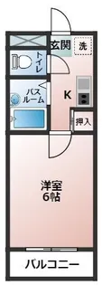 ブリスウエスト明石【3階】の間取り