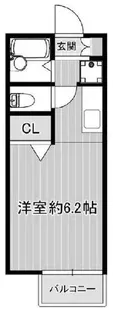 レジデンス郷Ⅹ【2階】の間取り