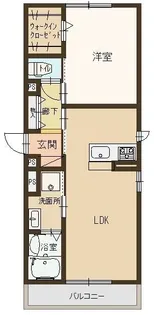 フローリッシュⅡ【2階】の間取り