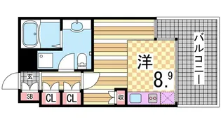 ソフィットクラブ【6階】の間取り