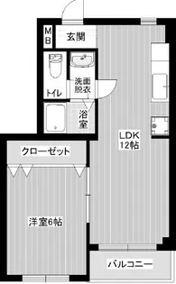フォルトゥーナRitz舞子坂II【2階】の間取り