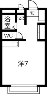 わいわいハイツ【1階】の間取り