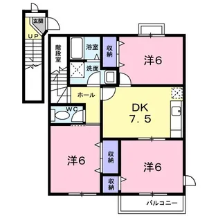 メゾンHKII【2階】の間取り