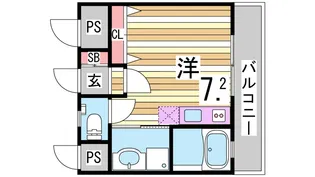 垂水ヴィレッジ【1階】の間取り