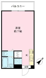 プレジール有瀬【3階】の間取り