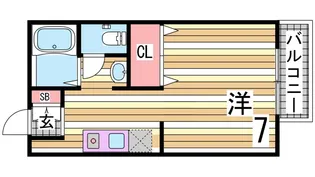 サニークレスト【2階】の間取り