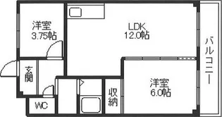 ロイヤルハセガワI【4階】の間取り