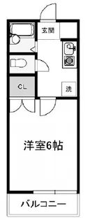 ハイツアウスレーゼ【1階】の間取り
