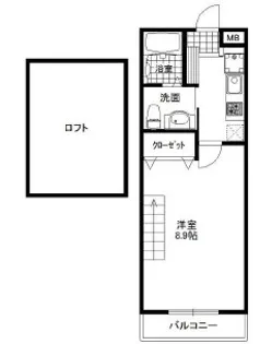 アロハ舞子【2階】の間取り
