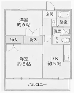 ダイコーポ西藤江【2階】の間取り