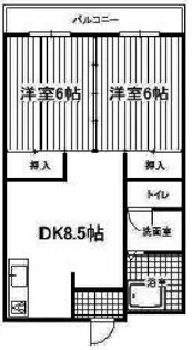 グリーンヒル舞子【3階】の間取り