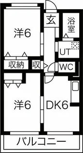 ラ・パルテール壱番館【3階】の間取り
