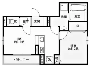 プリメーロ明石【2階】の間取り
