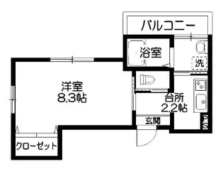 へーベル天文【1階】の間取り