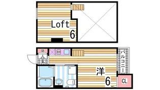 Marvel垂水山手【1階】の間取り