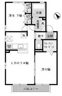 アーバンフォレストⅡ棟【1階】の間取り