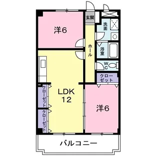 メーゾントリイ【3階】の間取り
