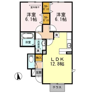 ソフィアコート【1階】の間取り