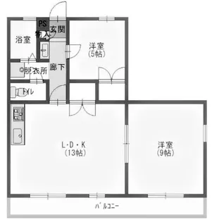 オーセンティックスクエア大久保【2階】の間取り