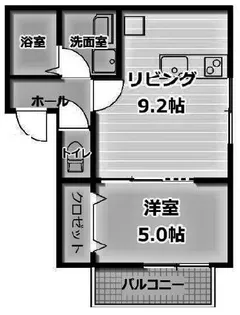 エターナルシージェームス山【1階】の間取り