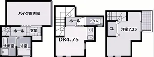 アリビア旭が丘【1階】の間取り