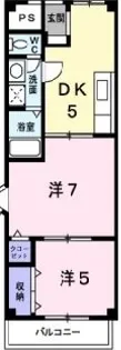 アーバンリバブル【4階】の間取り
