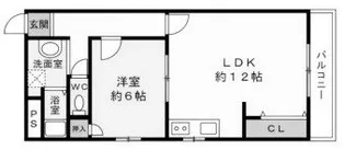 西明石ピア【3階】の間取り