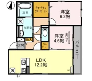 トルチェピーノ【3階】の間取り