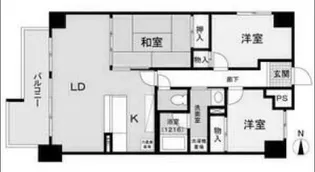 パレ清水が丘【2階】の間取り