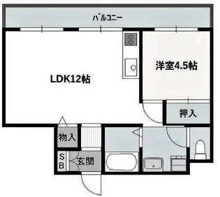サンテラス垂水【3階】の間取り