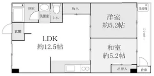 サンロイヤル霞ケ丘【1階】の間取り