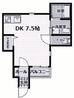 エターナルシー大観町【1階】の間取り
