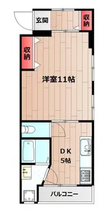 コーポ寿【3階】の間取り