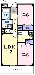 ささお弐番館【2階】の間取り
