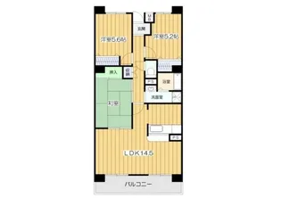 アメニティコート西明石 3号棟【6階】の間取り