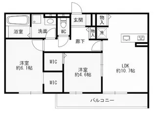グレースアーク【3階】の間取り