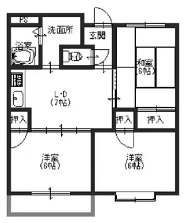 アネックス二見【1階】の間取り