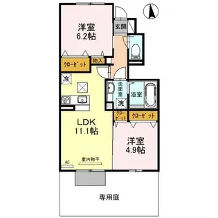 ステラ ポラリス【1階】の間取り