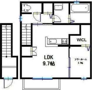 プレミール藤江【2階】の間取り