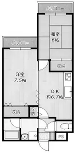 ルナポリス【1階】の間取り