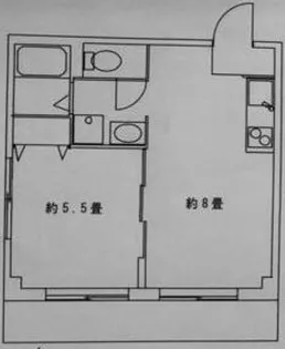 サンビレッジ板宿【3階】の間取り