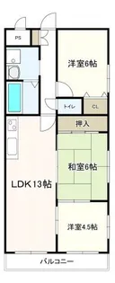 フレンドリー西明石【4階】の間取り