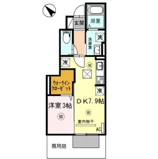 ホープヒルズII【1階】の間取り