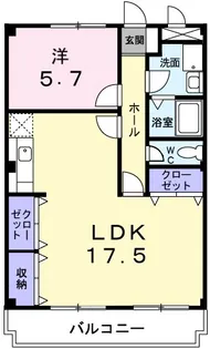 ベイビレッジINOUE【2階】の間取り