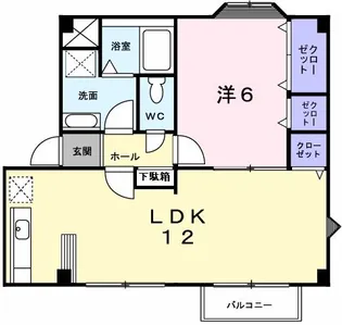 ささお壱番館【2階】の間取り
