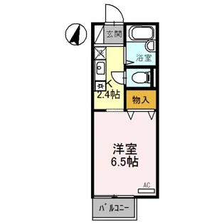 ブリュンヒルト【1階】の間取り