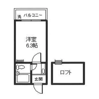 メモリアス土山I【1階】の間取り