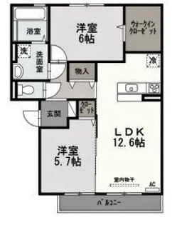 VILLA DEL SOL【3階】の間取り