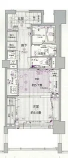ワコーレハート明舞【10階】の間取り